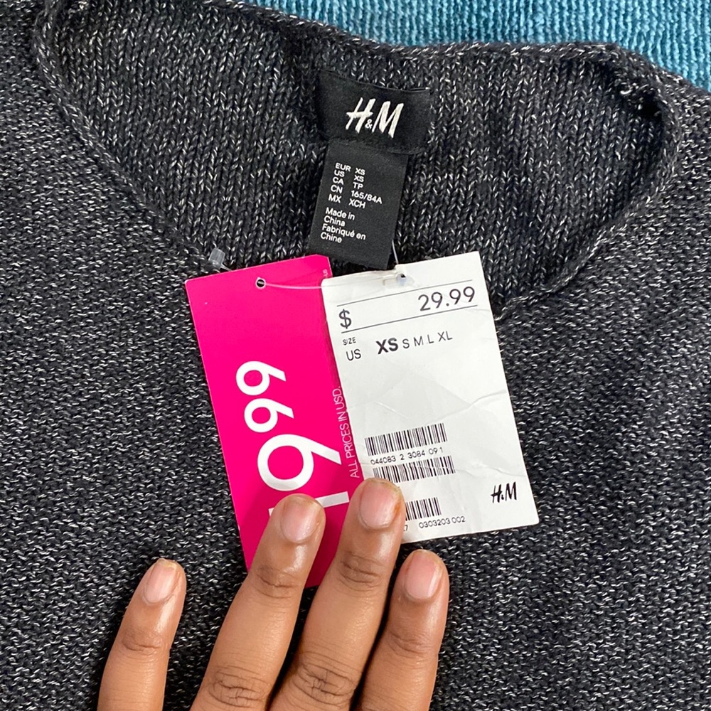 Mens x small sweater H&M stretchy